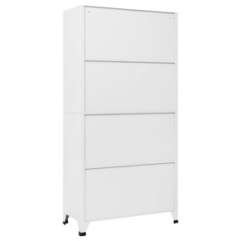 VidaXL Steel Lockable Cabinet with 6 Compartments 90x45x180 cm