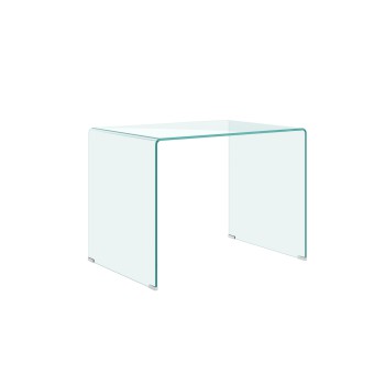 Glass items - Office Glassy desk 100x60x75 closed sides