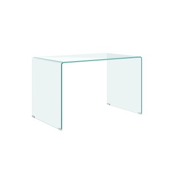 Glass items - Office Glassy desk 120x70x75 closed sides