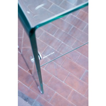 Glass items - Shelf 120x40x80 With Transparent Shelf