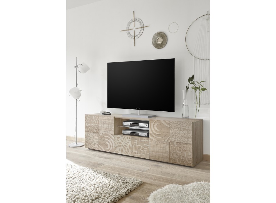 MIRO TV Stand 2 Doors / 1 Drawer 181x57x43 cm