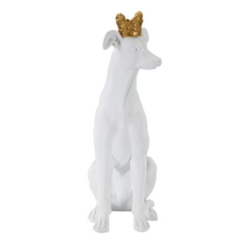 DOG WITH WHITE CROWN