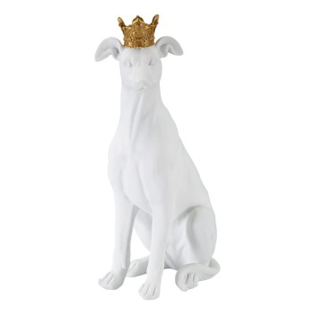 DOG WITH WHITE CROWN