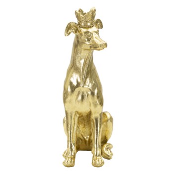 DOG W/GOLD CROWN