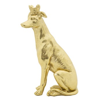 DOG W/GOLD CROWN