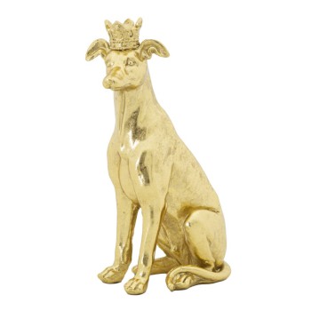 DOG W/GOLD CROWN