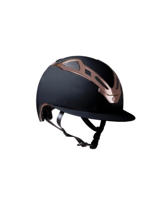 APEX CHR BLK MATT/ROSE GOLD LADY HELMET