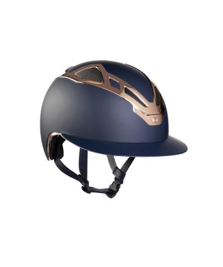 APEX CHROME LADY HELMET MATT BLUE/ROSE GOLD