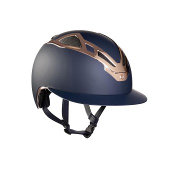 APEX CHROME LADY HELMET MATT BLUE/ROSE GOLD