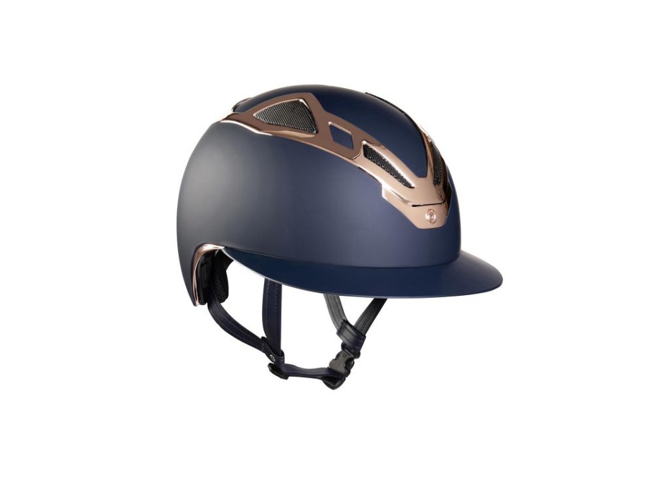 APEX CHROME LADY HELMET MATT BLUE/ROSE GOLD