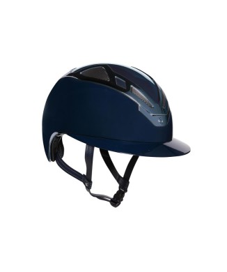 APEX CHROME LADY HELMET NAVY BLUE GLOSSY