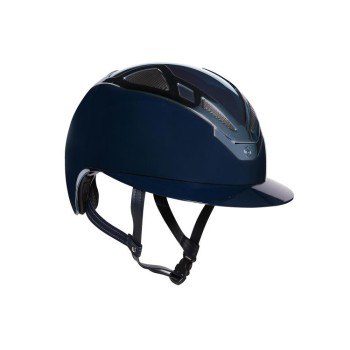 APEX CHROME LADY HELMET NAVY BLUE GLOSSY