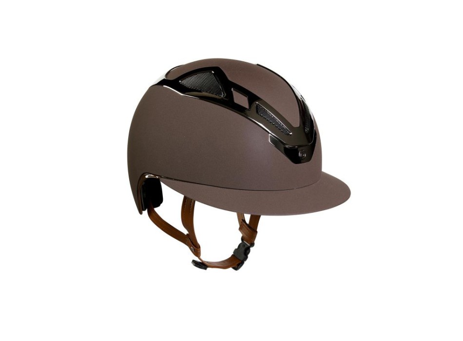 APEX CHROME HELMET LADY BROWN MATT