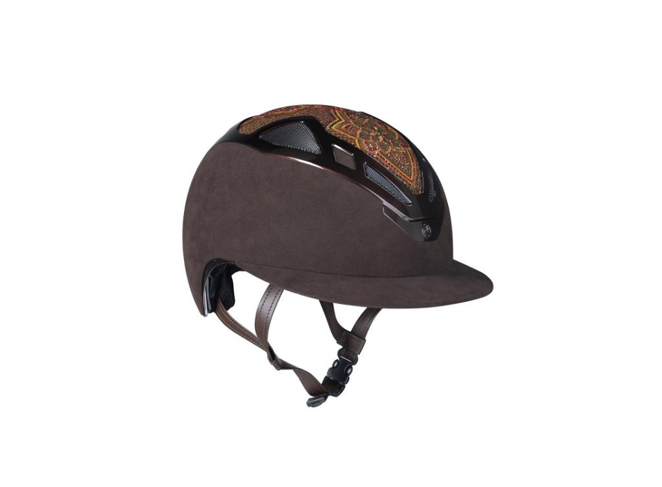 APEX DAMASK BROWN LADY HELMET