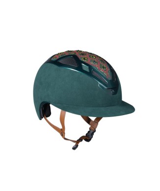 APEX DAMASK GREEN LADY HELMET