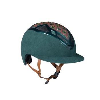 APEX DAMASK GREEN LADY HELMET