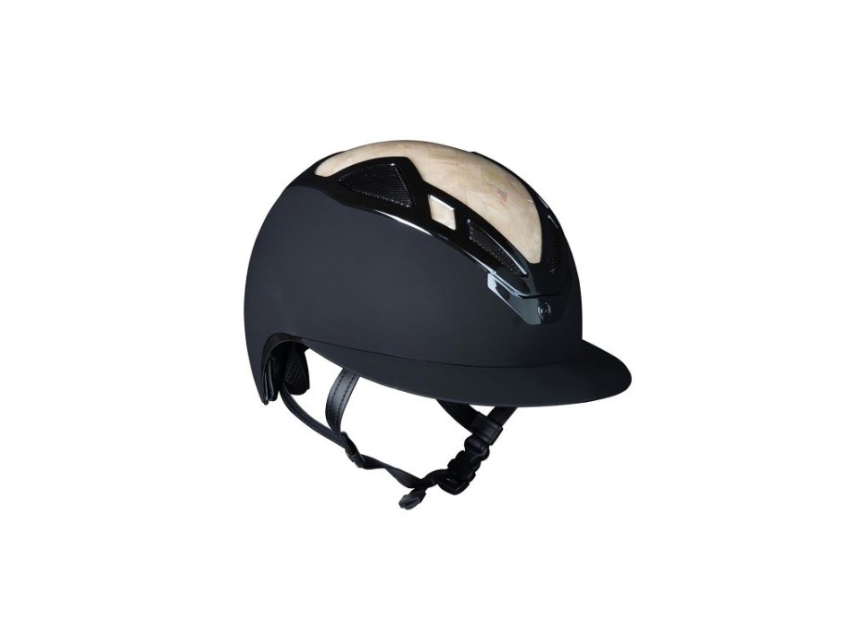 APEX HELMET MOTHER OF PEARL LADY BLACK MATT