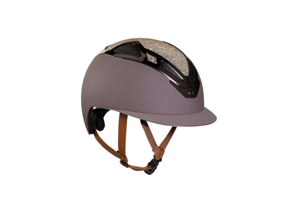 APEX SWAROVSKI BROWN HELMET