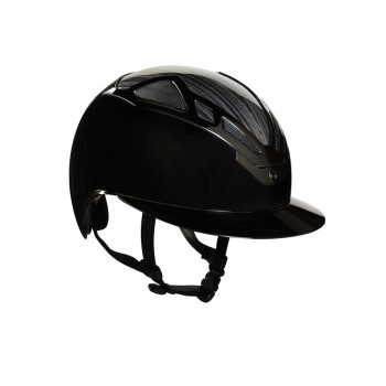 APEX WOOD LADY BLACK GLOSSY HELMET