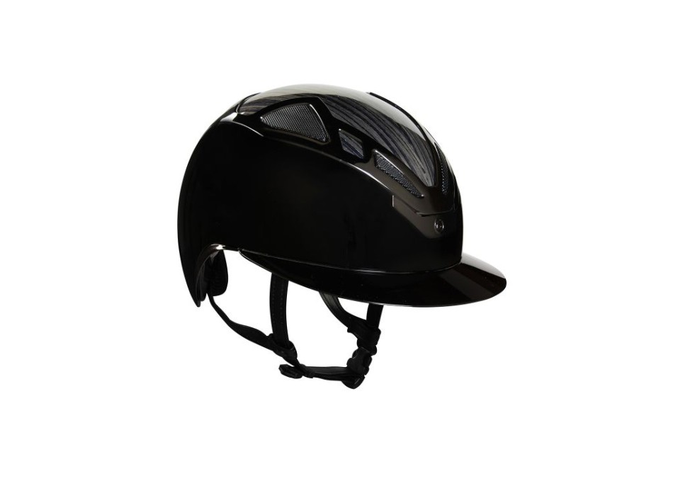 APEX WOOD LADY BLACK GLOSSY HELMET