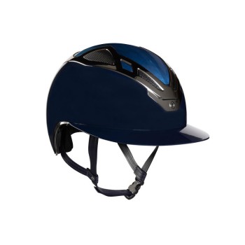 APEX WOOD LADY HELMET NAVY BLUE GLOSSY