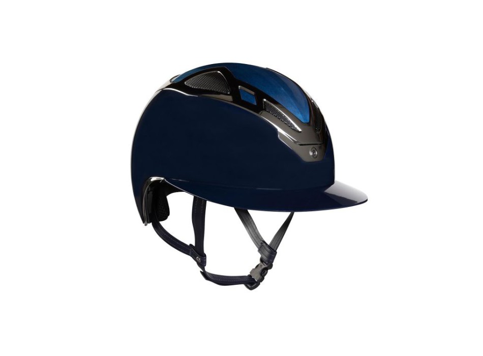 APEX WOOD LADY HELMET NAVY BLUE GLOSSY