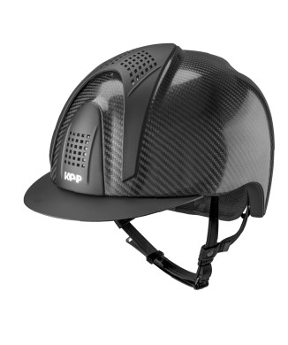 E-LIGHT CARBON HELMET GLOSSY BLACK WITH MATT BLACK VISOR AND 3 MATT BLACK BOLTS