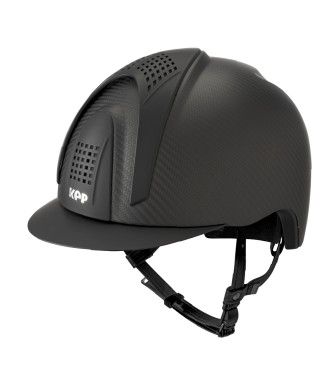 E-LIGHT CARBON HELMET MATT BLACK WITH MATT BLACK VISOR AND 3 MATT BLACK BOLTS