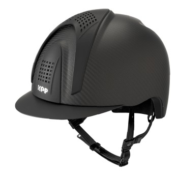 E-LIGHT CARBON HELMET MATT BLACK WITH MATT BLACK VISOR AND 3 MATT BLACK BOLTS