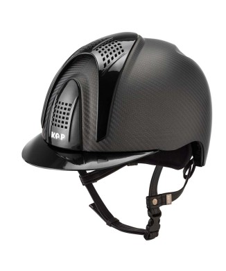 E-LIGHT CARBON HELMET MATT BLACK WITH METALLIC BLACK VISOR AND 3 METALLIC BLACK BOLTS