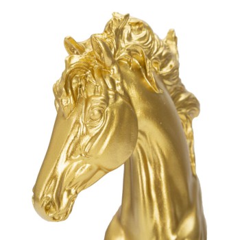 GOLD AND BLACK HORSE