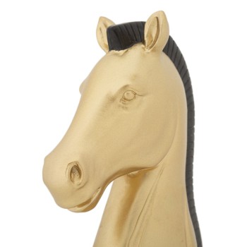 GOLD AND BLACK HORSE