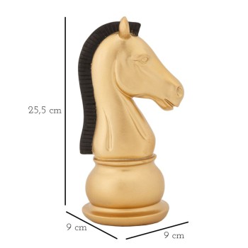 GOLD AND BLACK HORSE