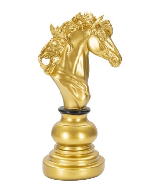 GOLD AND BLACK HORSE