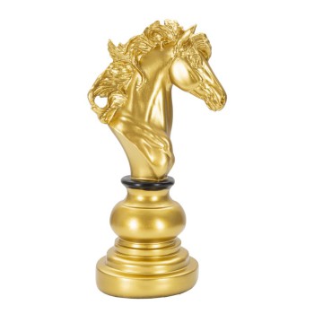 GOLD AND BLACK HORSE