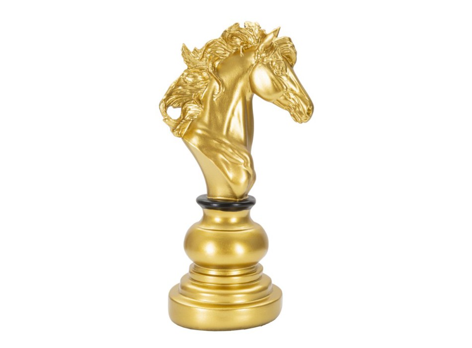 GOLD AND BLACK HORSE