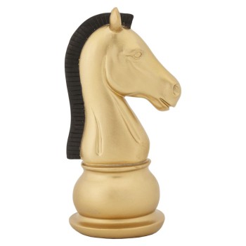 GOLD AND BLACK HORSE