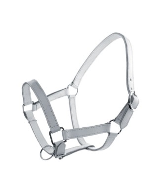 CHROME LEATHER HALTER