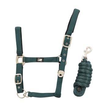 NYLON HALTER + BRAIDED LEAD