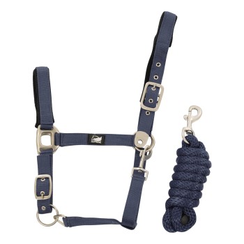 NYLON HALTER + BRAIDED LEAD