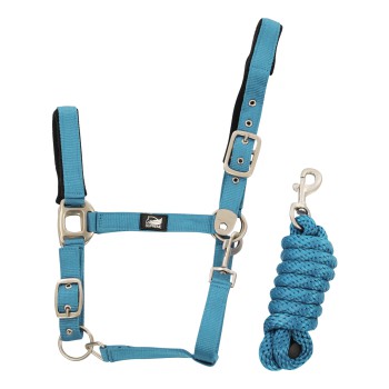 NYLON HALTER + BRAIDED LEAD