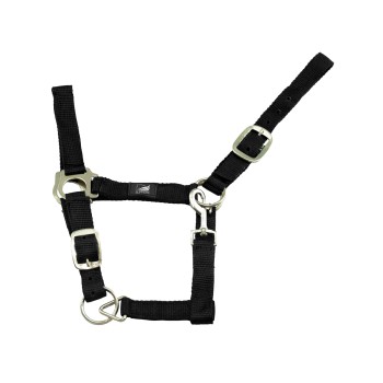 DOUBLE ADJUSTMENT NYLON HALTER