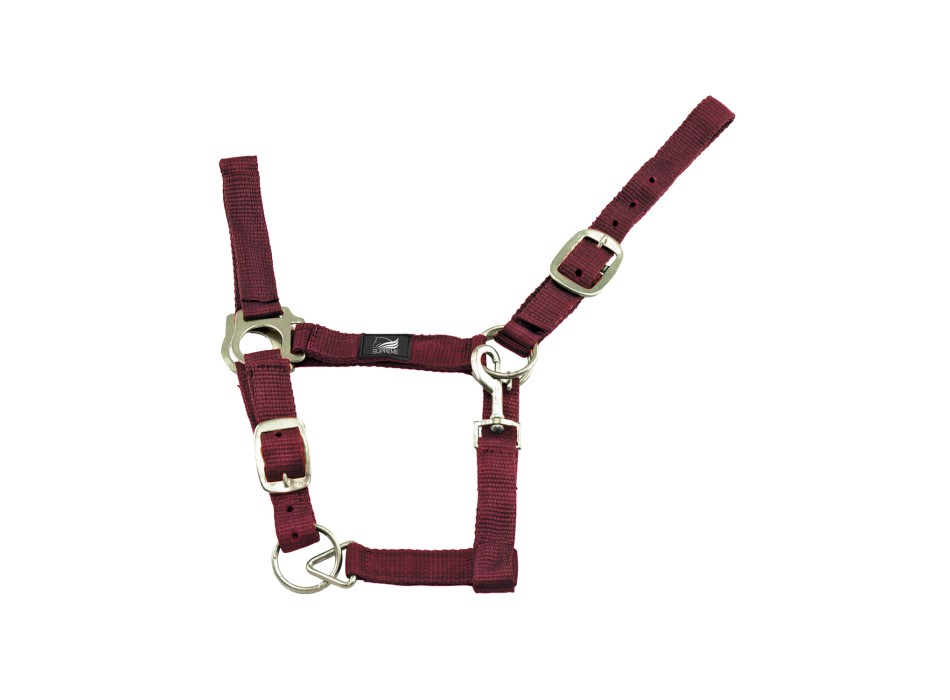 DOUBLE ADJUSTMENT NYLON HALTER