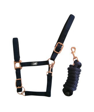 NYLON HALTER ROSE GOLD LINE