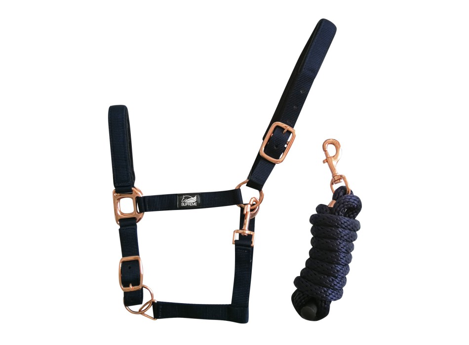 NYLON HALTER ROSE GOLD LINE