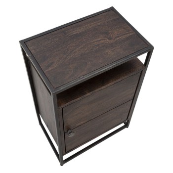 1DOOR BURN BEDSIDE TABLE