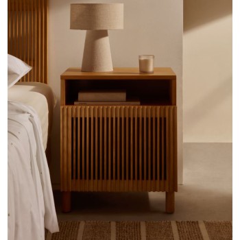 Beyla wooden bedside table LA FORMA