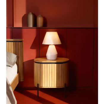 Licia wooden bedside table LA FORMA