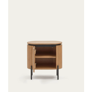 Licia wooden bedside table LA FORMA