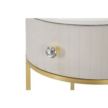 MONTPELLIER CREAM BEDSIDE TABLE